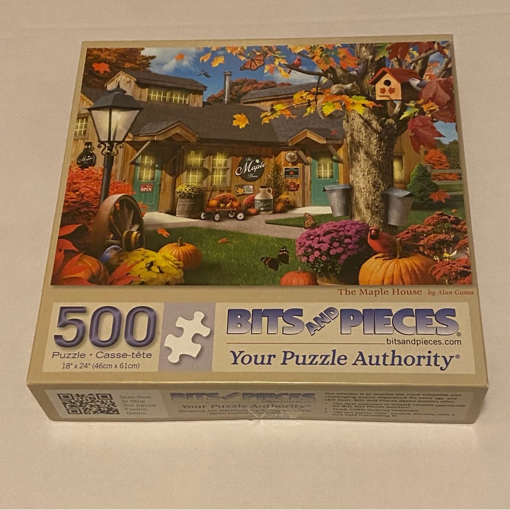 Bits and Pieces 500 Piece Puzzle The Maple House